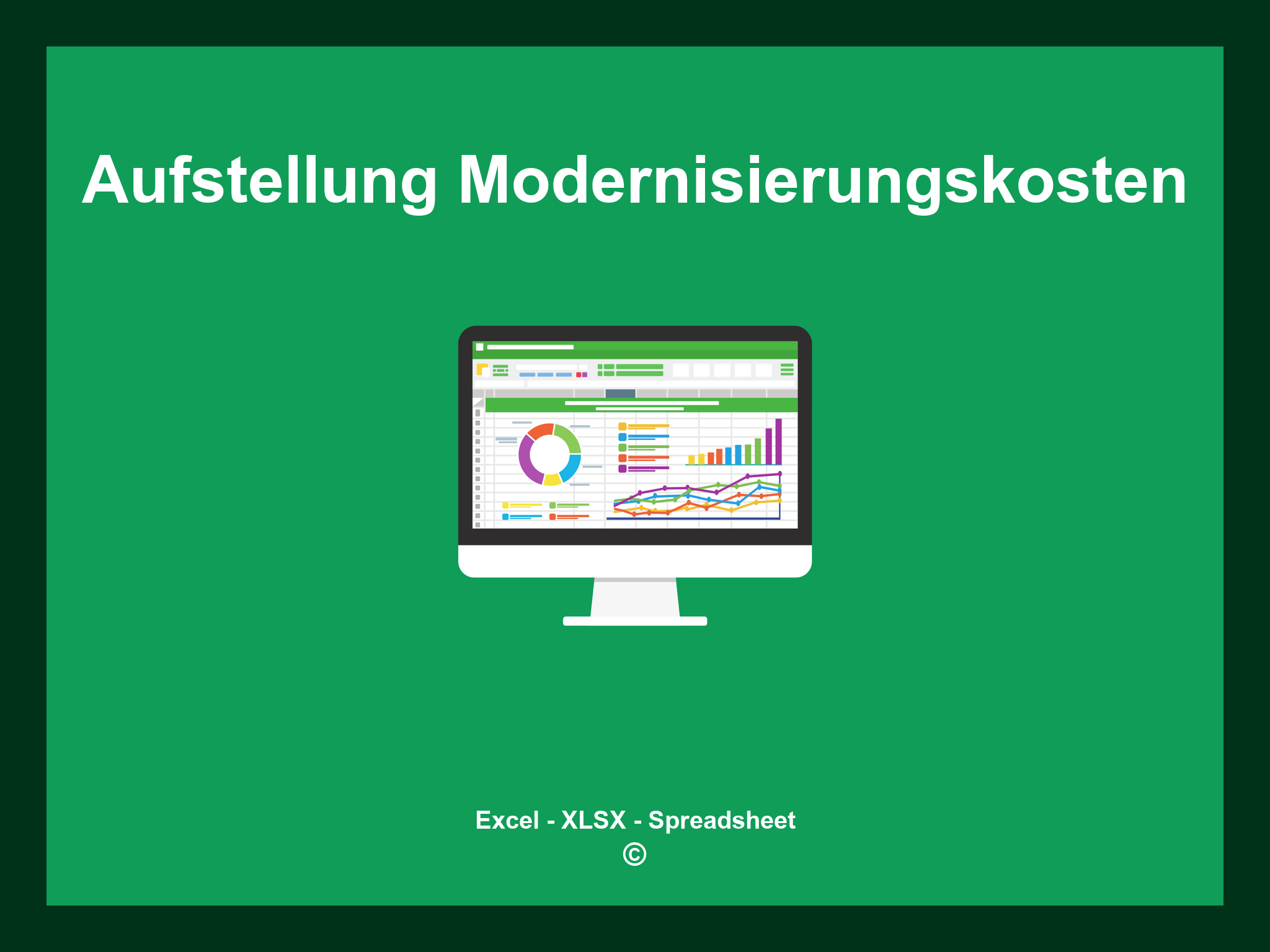 Aufstellung Modernisierungskosten Vorlage Excel