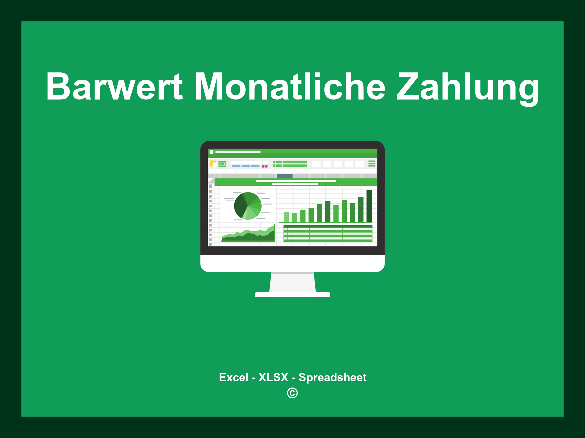 Barwert Monatliche Zahlung Excel