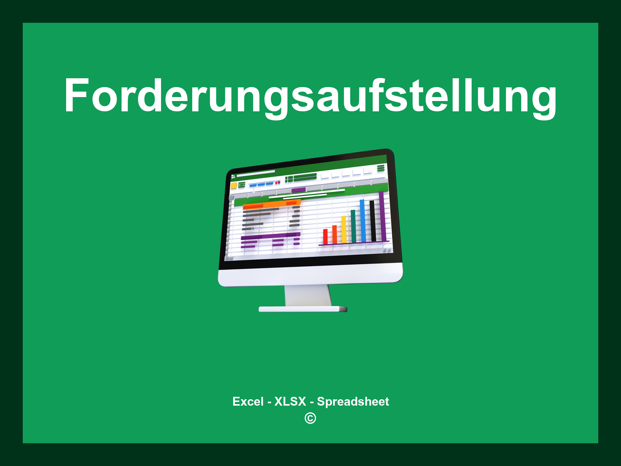 Forderungsaufstellung Excel Vorlage