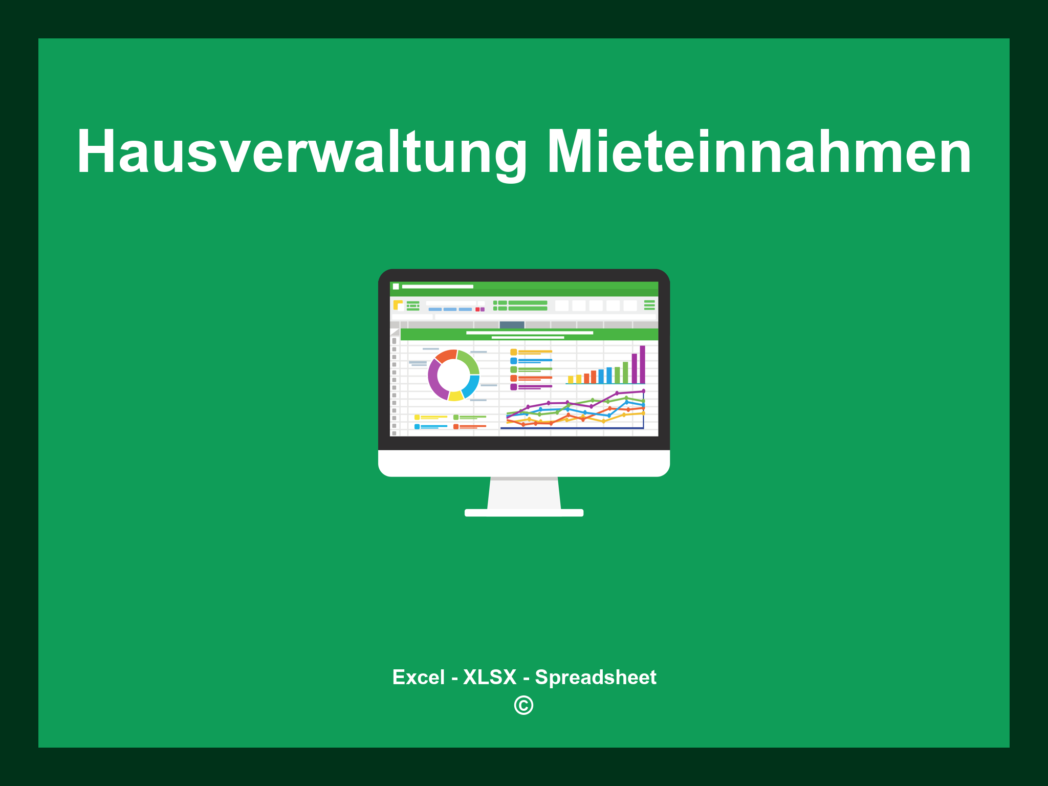 Hausverwaltung Excel Vorlage Mieteinnahmen