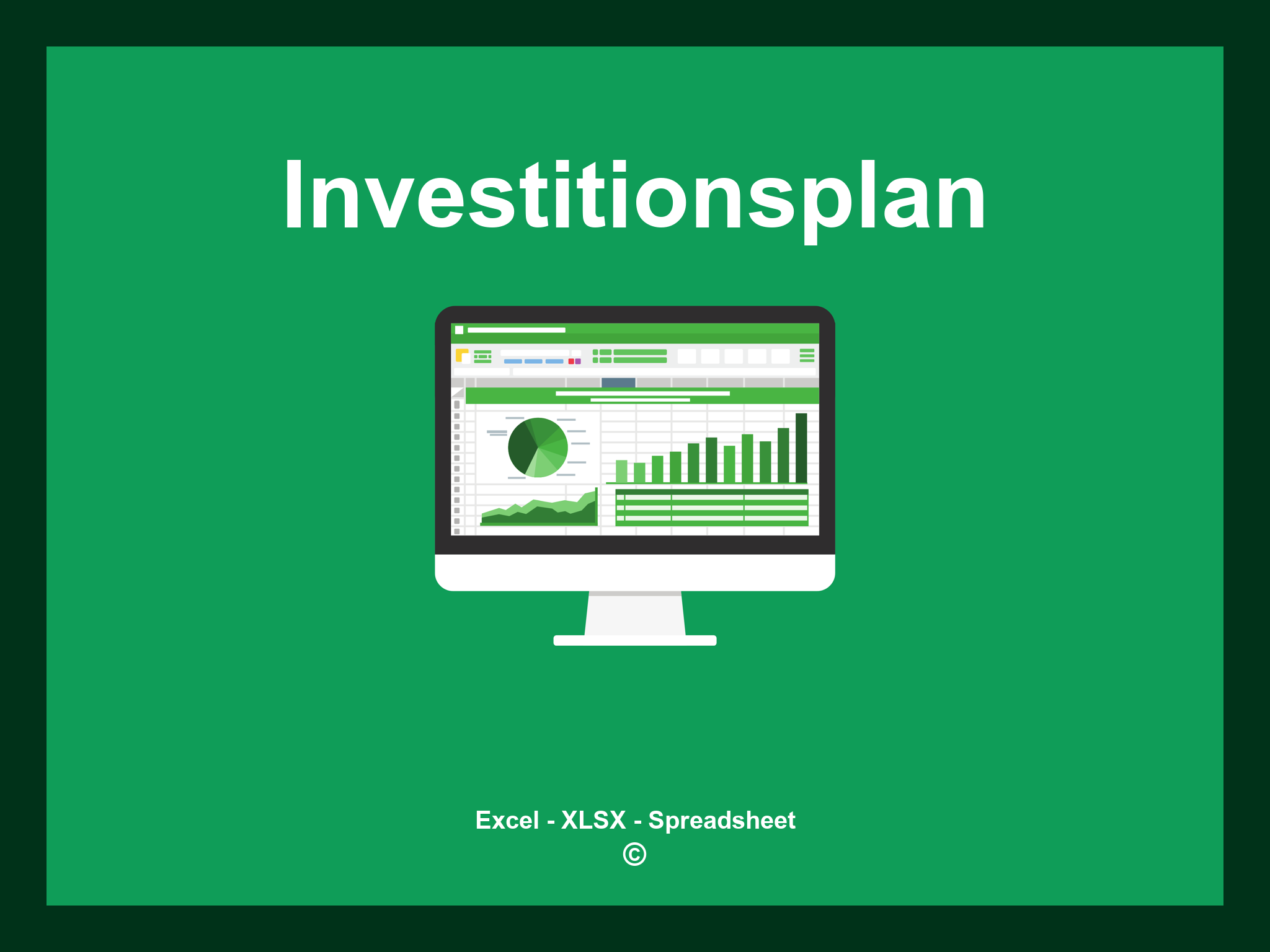 Investitionsplan Vorlage Excel
