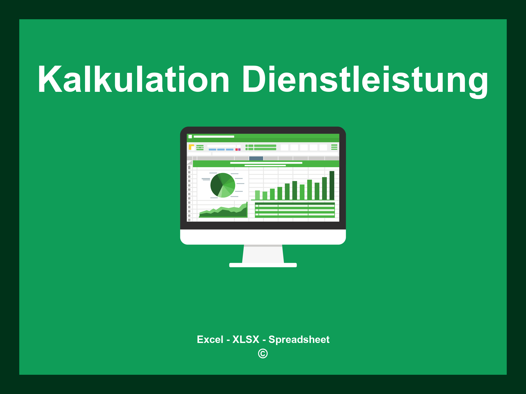 Kalkulation Dienstleistung Excel