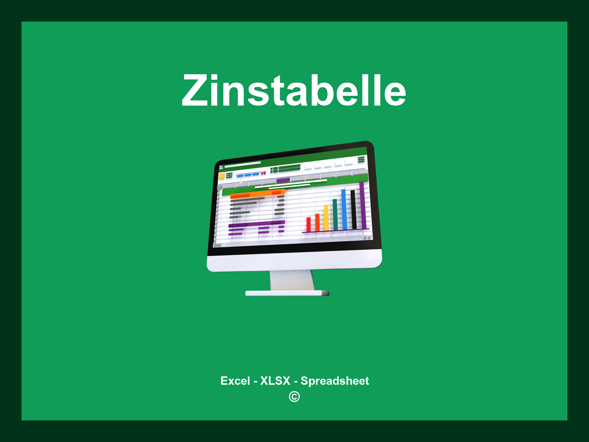 Zinstabelle Excel